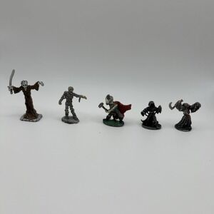 Ghoul Zombie Miniatures‎ D&D dungeon and dragons Metal (Painted) Lot Of 5(B)